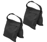 2 Packs Sandbags, Sandbags Weight Bags for Light Stand Photography Video Equipment, Sand Bags for Weight Zipper and Buckle Straps