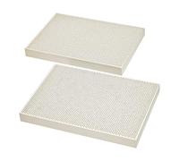 2 Packs Square High-Temperature Resistant Honeycomb Ceramic Soldering Boards - Jewelry Welding Block,Fireproof Heating Plate for Melting Casting Gold,Paint Drying,Jewelers Tools Replacement