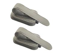 2 Packs Sunglasses Holder for Car Sun Visor Sunglass Holder for Sun Visor Gray Eyeglass Hanger Clip with Strong Magnetic Closure Universal Car Visor Accessories Eyeglass Hanger Ticket Card Clip (Gray)