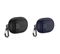 2 Packs Travel Case for Huawei FreeBuds Pro 5, Protective Cover with Phone Stand & Shockproof Shell, Lychee Pattern dust-proof Headset Case for Commute