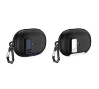 2 Packs Travel Case for Huawei FreeBuds Pro 5, Protective Cover with Phone Stand & Shockproof Shell, Lychee Pattern dust-proof Headset Case for Commute