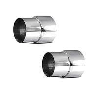 2 Packs Universal 2.5" OD to 2.75" ID Exhaust Pipe Adapter Connector Reducer 304 Stainless Steel 2.5 Inch to 2.75 Inch 2 1/2” OD to 2 3/4” ID kit