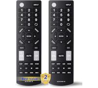 2 Packs Universal Remote Control Replacement Fit for All Insignia LED-LCD HDTV TVs