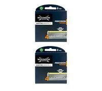 2 Packs x 8 Wilkinson Sword Quattro Titanium Precision Trimmer Blades - Smooth, Irritation-Free Shave