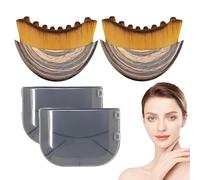 2 PacksLymphatic Contour Face Brush, Lymphatic Drainage Portable Beauty Tool Ergonomically for Face，Designed to Fit The Skin Precisely and Relieve Fatigue