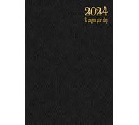 2 Pages Per Day Diary 2024 A4: Two full pages for each day of the week with UK bank holidays, pages to record important dates, monthly accounts, customer details: address, name and telephone number.