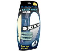2 pair anti odour eater charcoal shoe insoles universal