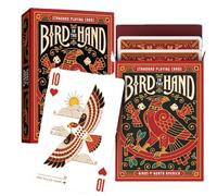 2 Pair Bird in the Hand Themed Playing Cards, 54 Pieces Special Bird on Every Card in the Deck, Stunning Custom Art for Halloween, Christmas Magic Performances, Art Appreciation, And Collection