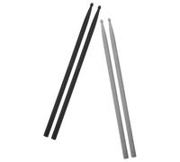 2 Pair Carbon Fiber 5a Drumsticks for Drums, Tear Drop Tip | Balanced Grip, Lightweight Build, Reduced Arm Fatigue, Non-slip Feel, Adults and Beginners, School Band Use