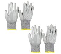 2 Pair Cutting Protective Gloves Work Gloves Cut Proof Protective Breathable High Performances Flexible Work