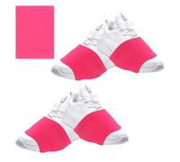 2 Pair Dance Socks Over Shoes, Dance Shoe Socks Anti-Slip on Smooth Floors, Dance Shoe Covers Over Sneaker for Dancers Women, Ballet Equipment for Turns & Spins, Dance Accessories, Pink, Medium