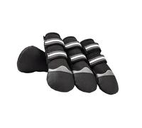 2 Pair Dog Shoes Feet Covers Pet Winter Shoes SkidProof Soles Outdoor Booties Walking for Large to Small Pet Protective Dog