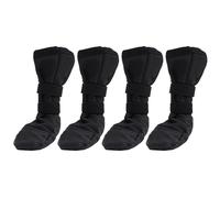 2 Pair Dog Socks Feet Covers Pet Winter Shoes SkidProof Soles Outdoor Booties Walking Booties For Large To Small Pet