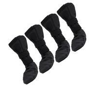 2 Pair Dog Socks Feet Covers Pet Winter Shoes SkidProof Soles Outdoor Booties Walking Booties For Large To Small Pet Easy Wear Dog Shoes