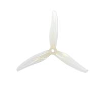 2 Pair Gemfan Compatible For Hurricane 5236 5.2X3.6X3 3-Blade PC Propeller For RC FPV Racing 5inch Drones Faster More Aggressive Powerful(2 pair White)