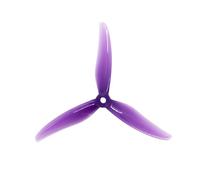 2 Pair Gemfan Compatible For Hurricane 5236 5.2X3.6X3 3-Blade PC Propeller For RC FPV Racing 5inch Drones Faster More Aggressive Powerful(2 pair purple)