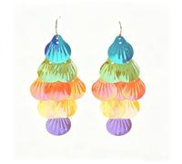 2-Pair Gold & Silver Tone Geometric Origami Coiled Snake Drop Earrings - Edgy Minimalist Serpent Statement Jewelry for Women