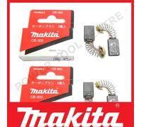2 Pair Makita Carbon Brushes Set CB303 191963-2 For Belt Sander 9404 9903 9920