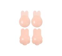 2 Pair Nipple Covers,Stick on Bra Boobtapes Push Up Sticky Silicone Invisible Strapless Bras Large Breasts Boob Lift Tape Backless Pads Adhesive Pasties Reusable Seamless Cup Pairs Cakes,for Women