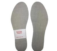 2 Pair Pack Ladies Mens Extra Thick Grey Sports Insoles Sizes UK 3 4 5 6 7 8 9 10 11 12 13 14 15 (3)