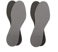 2 Pair Pack of Extra Thick Ready Cut to Size Shoe Insoles … (7 UK, GREY)