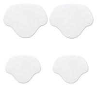 2 Pair Self-Adhesive Inside Shoe Patches for Holes, Hole Repair Patch Kit for Sneaker ，Small and Large(White 1)