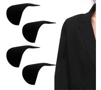 2 Pair Shoulder Pads for Women Clothes,1.5cm Thickness Breathable Silicone Foam Pad Set In Cushions Costume Inserted Invisible Padding for Sloping Shoulders Blazer T-Shirt Suit And Clothing Support