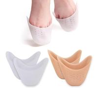 2 Pair Silicone Gel Toe Soft Ballet Pointe Dance Shoes Pads Foot Protector Insoles for for Ball of Foot, Metatarsal, Ballet Pointe Cap