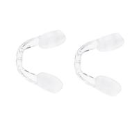 2 Pair Silicone U-Shaped Eyeglasses Nose Pads Ma-26 | Anti Slip Bridge Support, Easy Installation with Screws and Screwdriver, Office and Class Activities Use