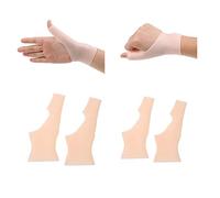 2 Pair Silicone Wrist Hand Support Braces Gloves Protector to Ease Pain Including Arthritis Rheumatism Carpal Tunnel Tenosynovitis