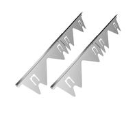 2 Pair Stainless Steel Stove Covers, Stove Filler, Stove Guard for Kitchen Oven Counter Side Covers, Range Trim Kit