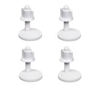 2 Pair Toilet Lid Screw Plastic Toilet Cover Hinge Bolt White Toilet Seat Repair Fitting Toilet Repair Kits for Toilet Seat Repair
