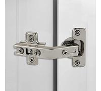 2 Pairs 135 Degree Corner Kitchen Cabinet/Cupboard Folded/Folden Door Hinges for Combination with Screws