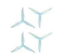 2 Pairs 2CW 2CCW FURY 5128. 0 5 Inch 3 Transverse Propeller Compatible With Multi Rotor Drones(2Pairs Blue)
