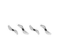 2 Pairs 4 Pcs 35 Mm S Propeller 1 Mm Hole 1.38 Inch 2- CW CCW FPV Propeller Props Compatible With Indoor FPV Racing Drone(4Pair Gray)