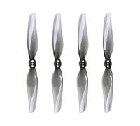 2 Pairs 4030 Two Bladed Propellers 4-Inch Propeller Freestyle Efficient And Folding Resistant Model Aircraft Fixed Wing Compatible With Drone Models(2 pairs of gray)