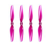 2 Pairs 4030 Two Bladed Propellers 4-Inch Propeller Freestyle Efficient And Folding Resistant Model Aircraft Fixed Wing Compatible With Drone Models(2 pairs of purple)