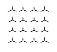 2 Pairs 7043 X Street League 7043-3 Racing 7X4.3X3 3-Blade Propeller For FPV Freestyle 7inch Long Range Drones(16 Pieces)