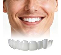 2 Pairs, Adjustable for Men and Women, Secure Fit Top and Bottom Kit, Comfortable Natural Appearance, Restore Self-Assurance Teeth Whitening Kits(Cool White)