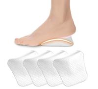 2 Pairs Arch Support Inserts for Flat Feet, Reusable Gel Arch Inserts for Relief Fasciitis, Non-Slip High Archs Supports Insert for Women, Washable Archs Supports Pads for Sandals Sneakers