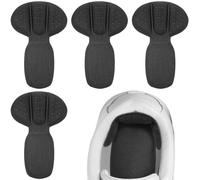 2 Pairs Back of Heel Cushion Pads, Self-Adhesive Mesh Adhesive Heel Grips Inserts for Boots, Loose Shoes Too Big, Thick Back Insoles Anti Blister Shoe Liners Heel Protectors, Heel Guards Liners