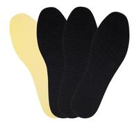 2 Pairs Barefoot Shoe Insoles Thin Inserts Three-Layer Latex Foam Odour Memory Foam Insoles Breathable Cuttable Shoes Inserts Absorbs Sweat Everyday Comfort Replacement Insoles for Men 5-11 Women 2-8