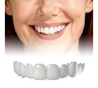 2 Pairs Bendable Long-Lasting Accessory with Soft Edges for Daily Visual Upgrade & Casual Daily Hangouts Teeth Whitening Kits（Milky White）