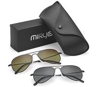 2 Pairs Bifocal Reading Glasses UV400 Protection Sport Sunglasses Blue Light Blocking Lightweight Outdoor Sun Readers for Men and Women Driving Safety Eyeglasses Tinted Lens Shades Metal Frame Eyewear