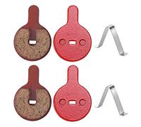 2 Pairs Bike Brake Pads Resin Semi-Metallic Mountain Road Cycling Braking Disc Parts for BB8 NOVELA YINXING BOLIDS FOREVIR Nice and Practical