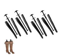 2 Pairs Boot Stretchers for Women and Men - Adjustable Boot Shapers for Knee High Tall Long Boots - Spring Loaded Boot Trees Shaft for Great Support and Form Shaping Inserts in Womens and Mens Shoes
