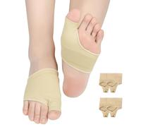 2 Pairs Bunion Corrector Big Toe Straightener - Bunion Relief Sleeve with Gel Cushion Pads, Big Toe Protector Socks for Hallux Valgus Support, Bunion Protection & Foot Pain Relief for Men & Women