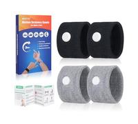 2 Pairs Car Motion Sickness Wristbands Acupressure Nausea Relief Band for Morning Sickness Sea Travel