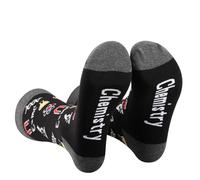 2 Pairs Chemistry Sock Chemistry Inspired Gift Chemistry Lover Gift Chemistry Lab Gift Chemist Sock Science Teacher Gift (UK, Alpha, One Size, Regular, Regular, Chemistry 2S)