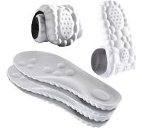 2 Pairs Cloud Insoles for Men Women - 4D Cloud Technology Insole - Super Soft Comfort Insoles, U-Shape Memory Foam Insoles (Gray, Men: US 8-11.5)